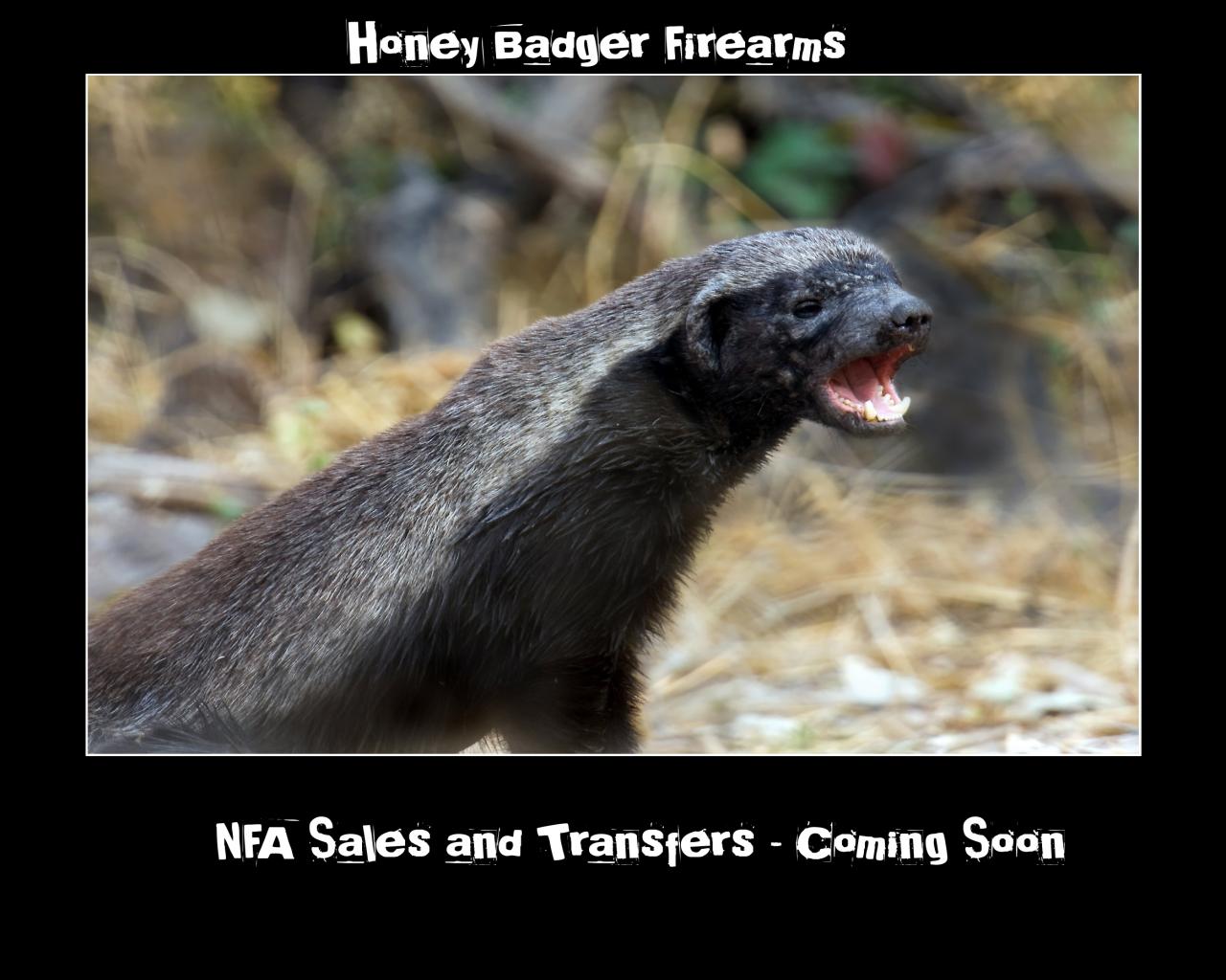 Honey Badger Firearms - For All Your NFA Needs - Coming Soon!